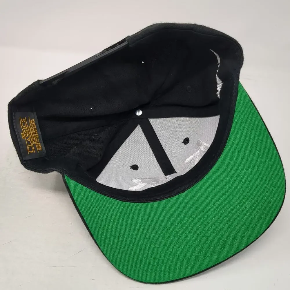 Yupoong Snapback Black One Size KAR Convention Outstanding Dancer Green Brim Hat